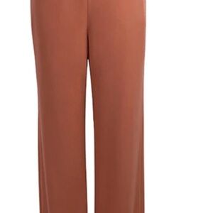 SHEIN Brown Wide Leg Pants High Waisted